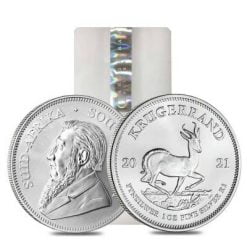 25 x 1 oz Silver Krugerrand - Random Date - South African Mint - Tube