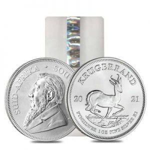 25 x 1 oz Silver Krugerrand - Random Date - South African Mint - Tube