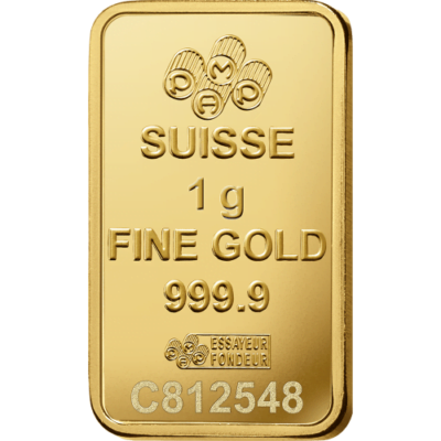 1 Gram Gold Bar - PAMP Suisse - Fortuna