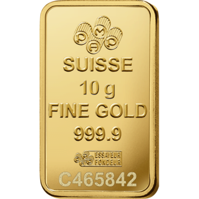 10 Gram Gold Bar - PAMP Suisse - Fortuna
