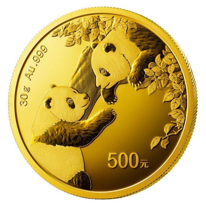 30 Grams Gold Panda - 2023 - Chinese Mint ⋆ The Coin Hunter