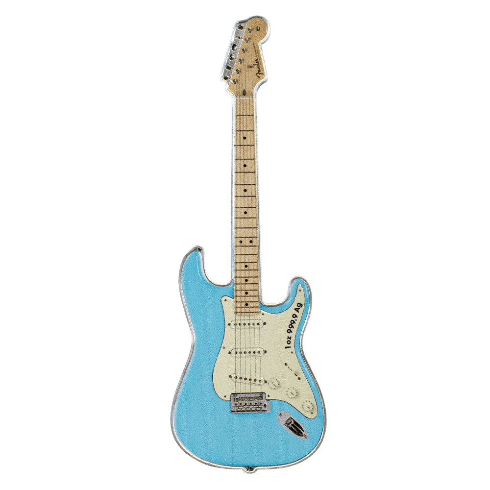 1 Ounce - Fender® Stratocaster in Daphne Blue