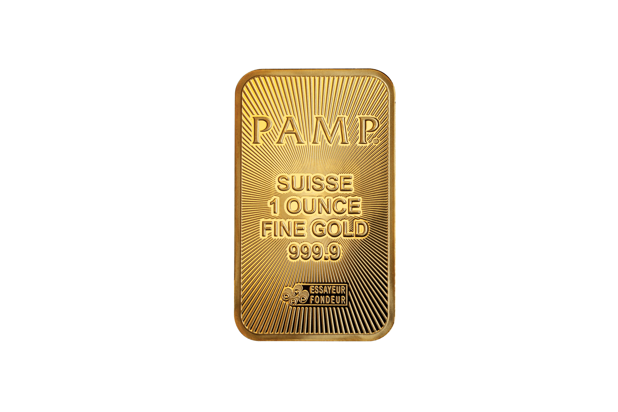 1 oz Gold Bar - Pamp Suisse - New Design