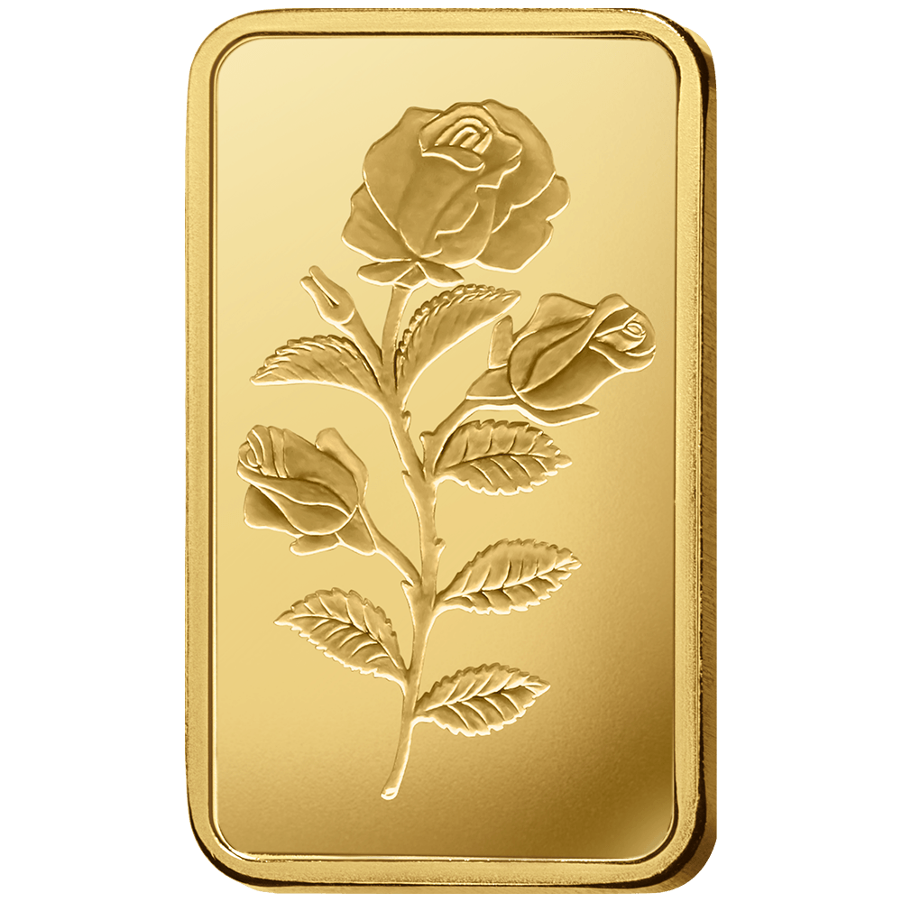 5 Gram Gold Bar - PAMP Suisse - Rosa