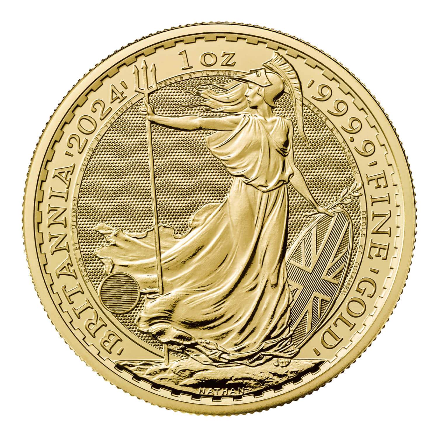 1 oz Gold Britannia (King) - 2024 - Royal Mint