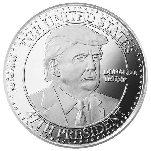 1 oz Silver Round - Donald Trump - Elected 47th President