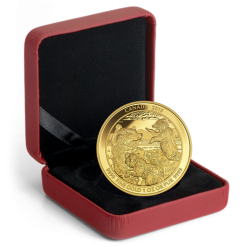 1 oz $200 Grizzly Bear - The Clan - 2015 - RCM .9999