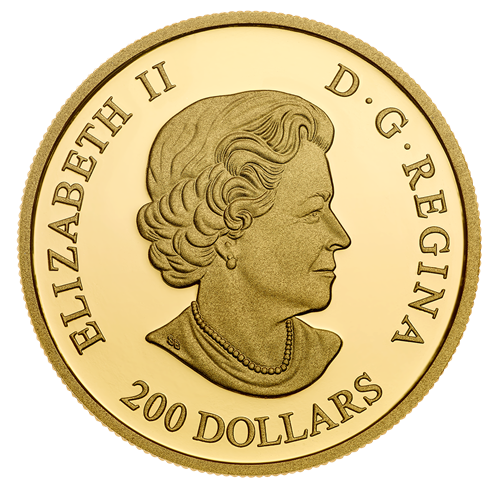 1 oz $200 Tall Ships - Bluenose - 2016 - RCM .9999 - Image 3