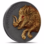 2 oz Silver - 2025 - Gullinbursti - Ultra High Relief Round- Germania Mint